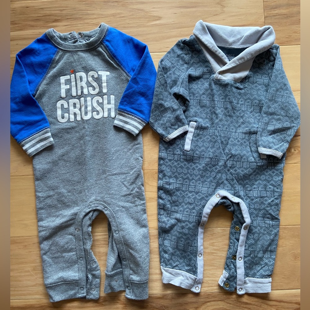 Baby boy romper set
